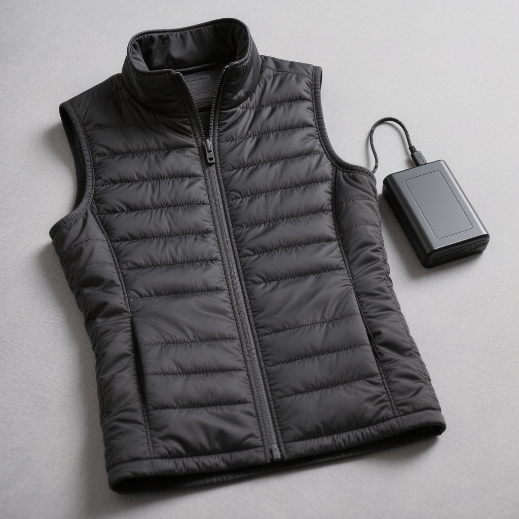 Gilet chauffant avec batterie